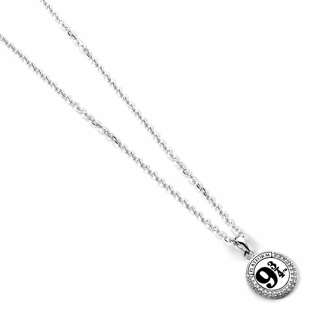 Harry Potter Sterling Silver 9 & 3 Quarters Crystal Necklace - Shop Jewellery At Gift Moments - 2