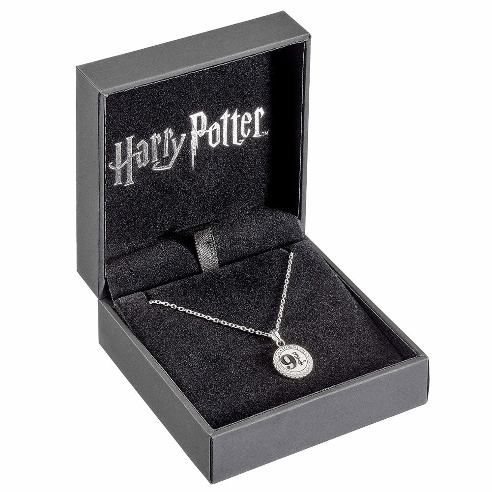 Harry Potter Sterling Silver 9 & 3 Quarters Crystal Necklace - Shop Jewellery At Gift Moments - 4