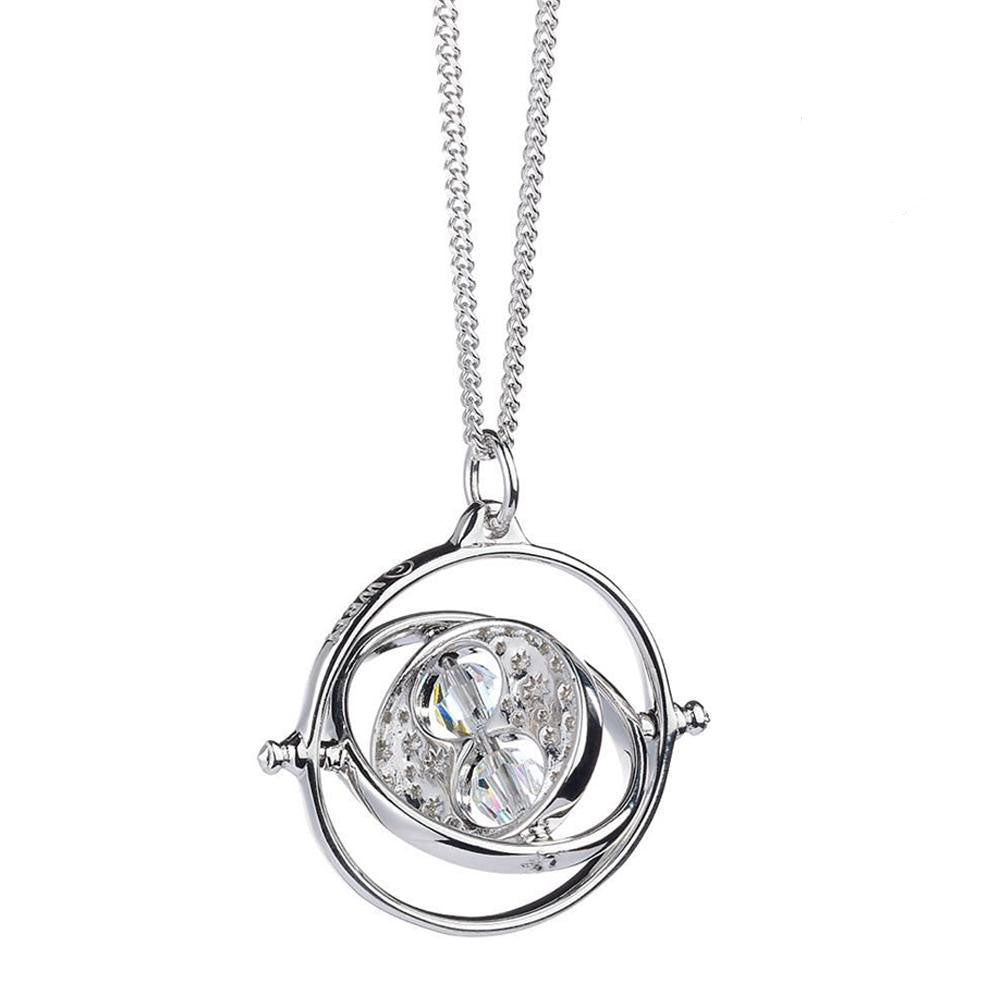 Harry Potter Sterling Silver Time Turner Crystal Necklace - Shop Jewellery At Gift Moments - 1