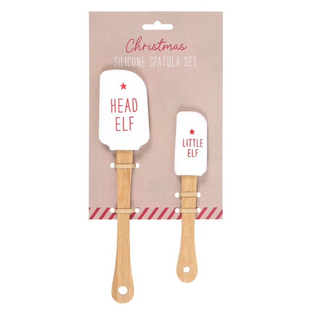 Head Elf Little Elf Silicone Spatula Set: 2 - By Gift Moments