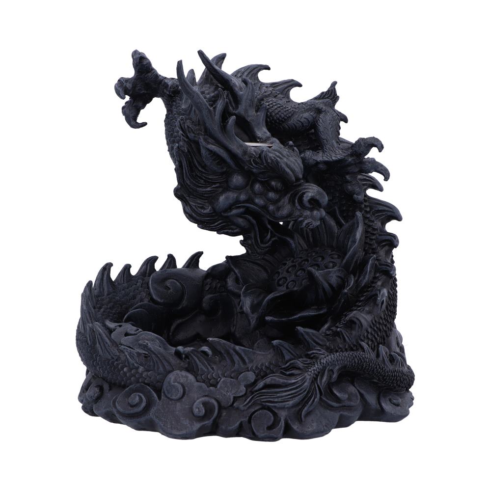 Heilong Asian Inspired Dragon Backflow Incense Burner 17.5cm: 2 - Incense Holders By Gift Moments