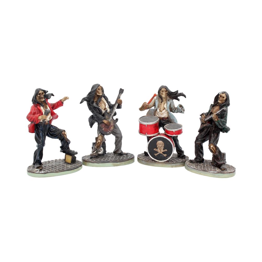One Hell of a Band Figurine Set Drummer Bassist Guitarist Vocalist Ornament Set - Shop Figures & Collectables At Gift