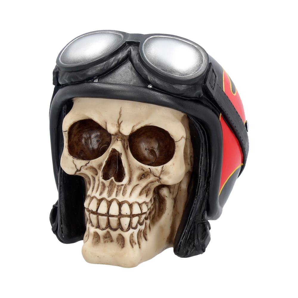 Hell Fire Biker Flame Helmet Skull Ornament: 3 - Figures & Collectables By Gift Moments