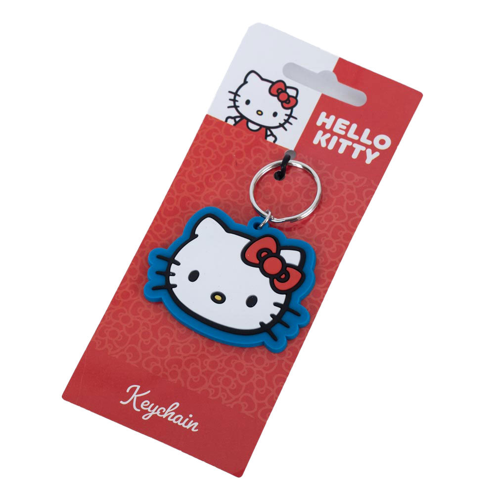Hello Kitty Face PVC Keyring: 3 - Keyrings By Hello Kitty
