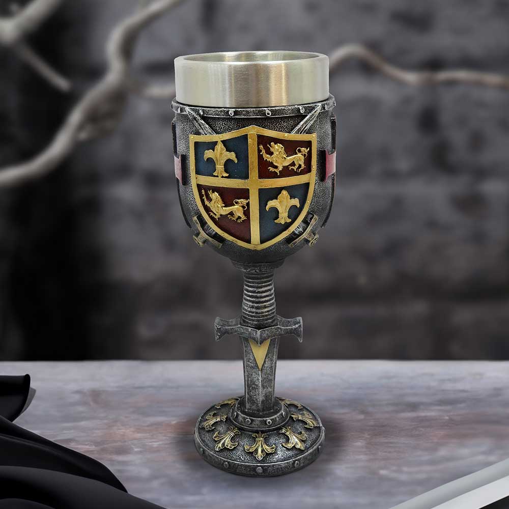 Heraldic Medieval Goblet 20cm: 1 - Goblets & Chalices By Gift Moments