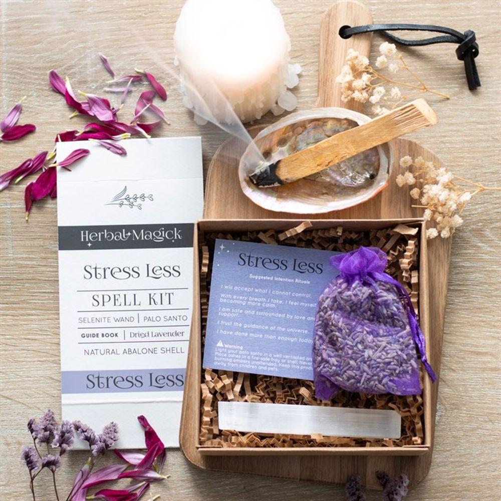 Herbal Magick Stress Less Spell Kit: 1 - By Gift Moments