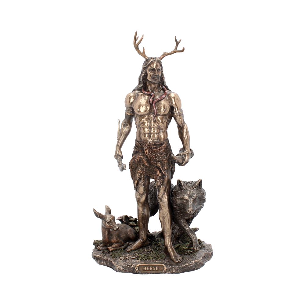 Herne and Animals Folklore Bronzed Figurine: 2 - Figures & Collectables By Gift Moments