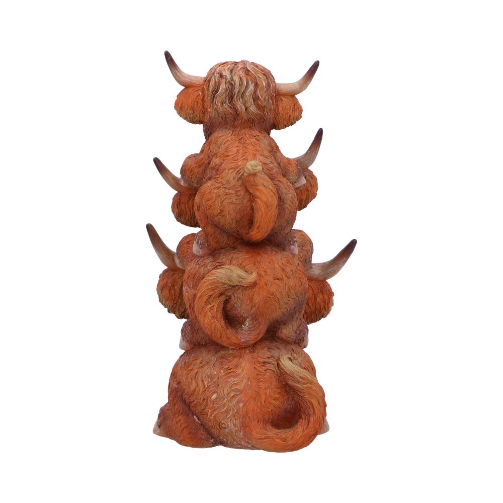 Highland Cow Totem Figurine: 4 - Figures & Collectables By NN Designs