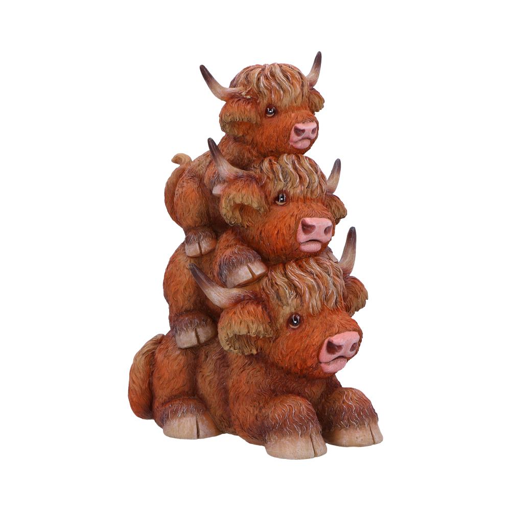 Highland Cow Totem Figurine: 5 - Figures & Collectables By NN Designs