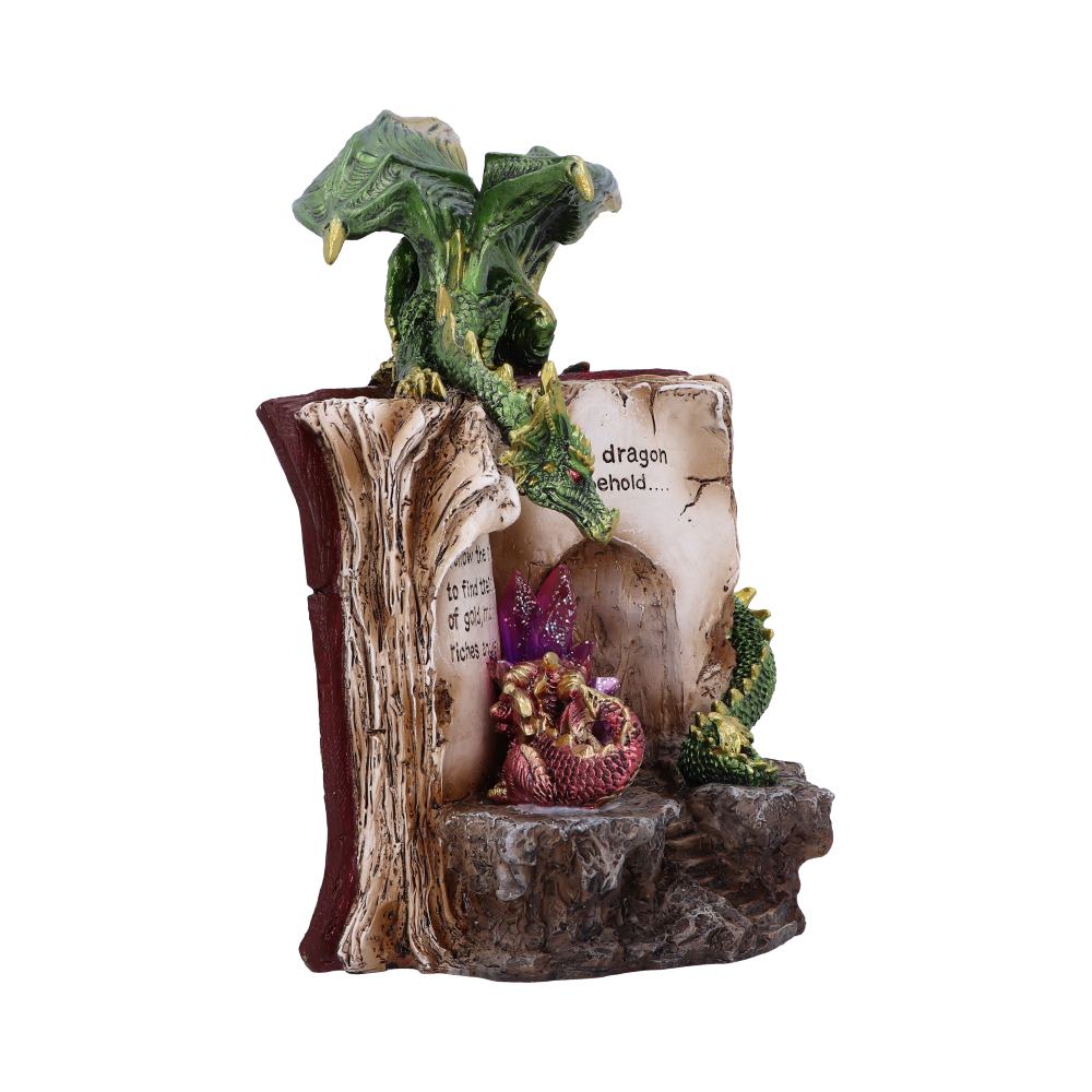 Hoard Finders Dragon with Book Crystal Figurine: 4 - Figures & Collectables By Gift Moments