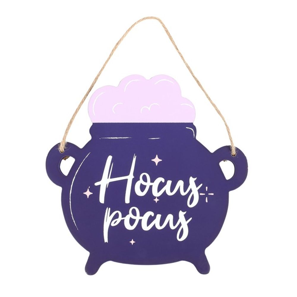 Hocus Pocus Cauldron Shaped Hanging Sign: 2 - Signs & Plaques By Gift Moments