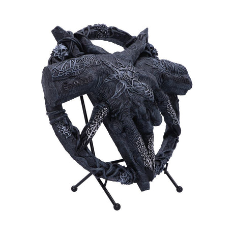Hold of Baphomet Hand Free Standing Plaque: 4 - Wall Hanging Sculptures By NN Designs