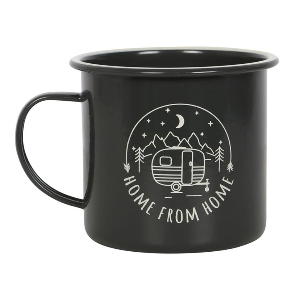 Home from Home Enamel Camping Mug: 1 - Mugs By Gift Moments
