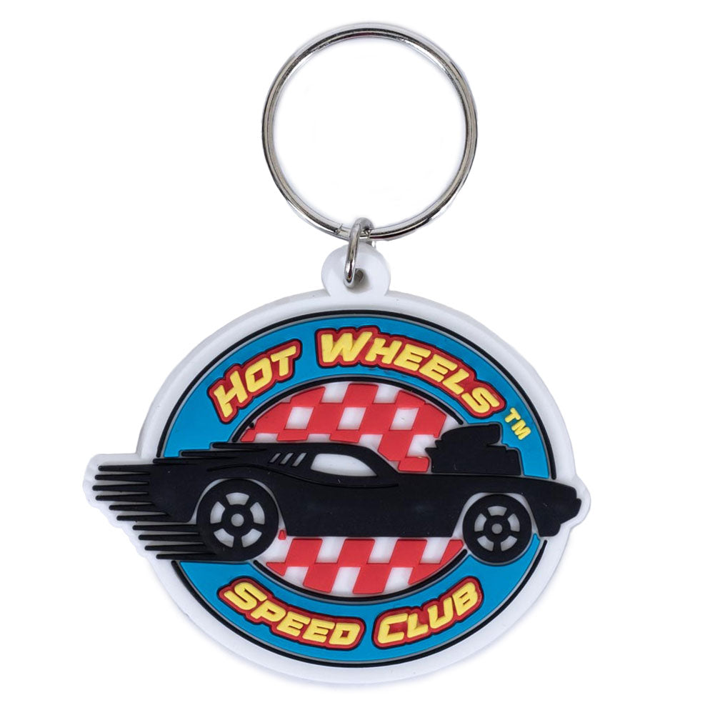 Hot Wheels Speed Club PVC Keyring - Shop Keyrings At Gift Moments - 1