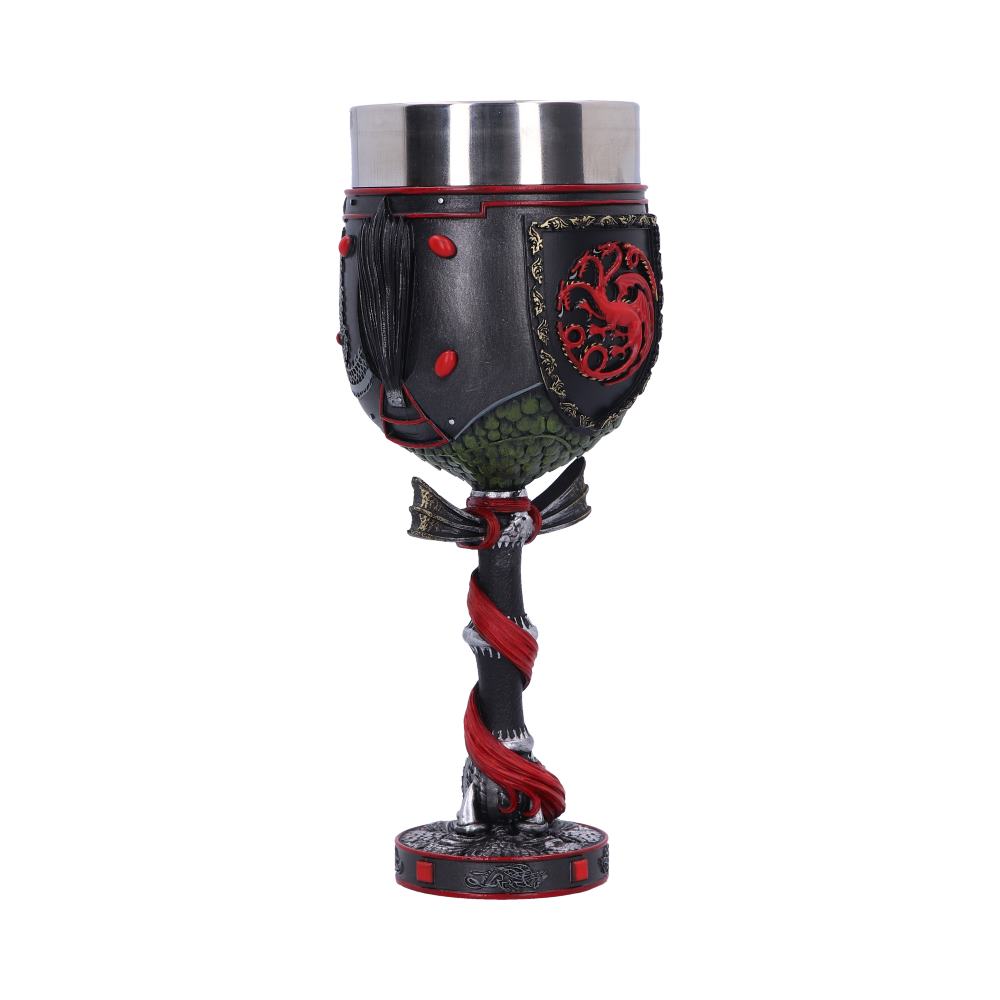 House of the Dragon Daemon Targaryen Crest Goblet: 6 - Goblets & Chalices By House of the Dragon