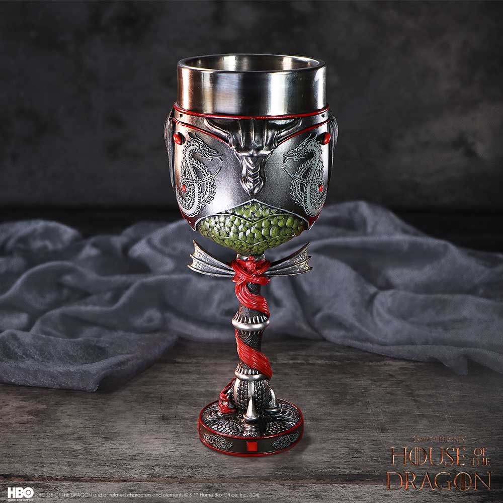 House of the Dragon Daemon Targaryen Crest Goblet: 1 - Goblets & Chalices By House of the Dragon
