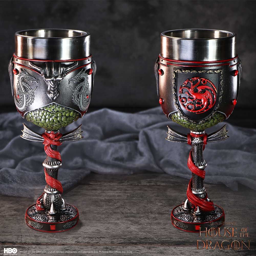 House of the Dragon Daemon Targaryen Crest Goblet: 2 - Goblets & Chalices By House of the Dragon
