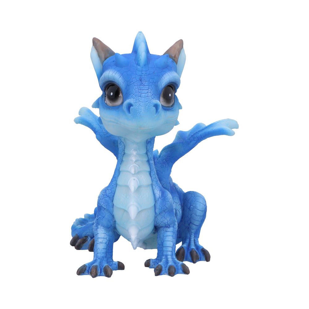 Ice Dragonling Blue Dragon Figurine 12.3cm: 2 - Figurines Small (Under 15cm) By NN Designs