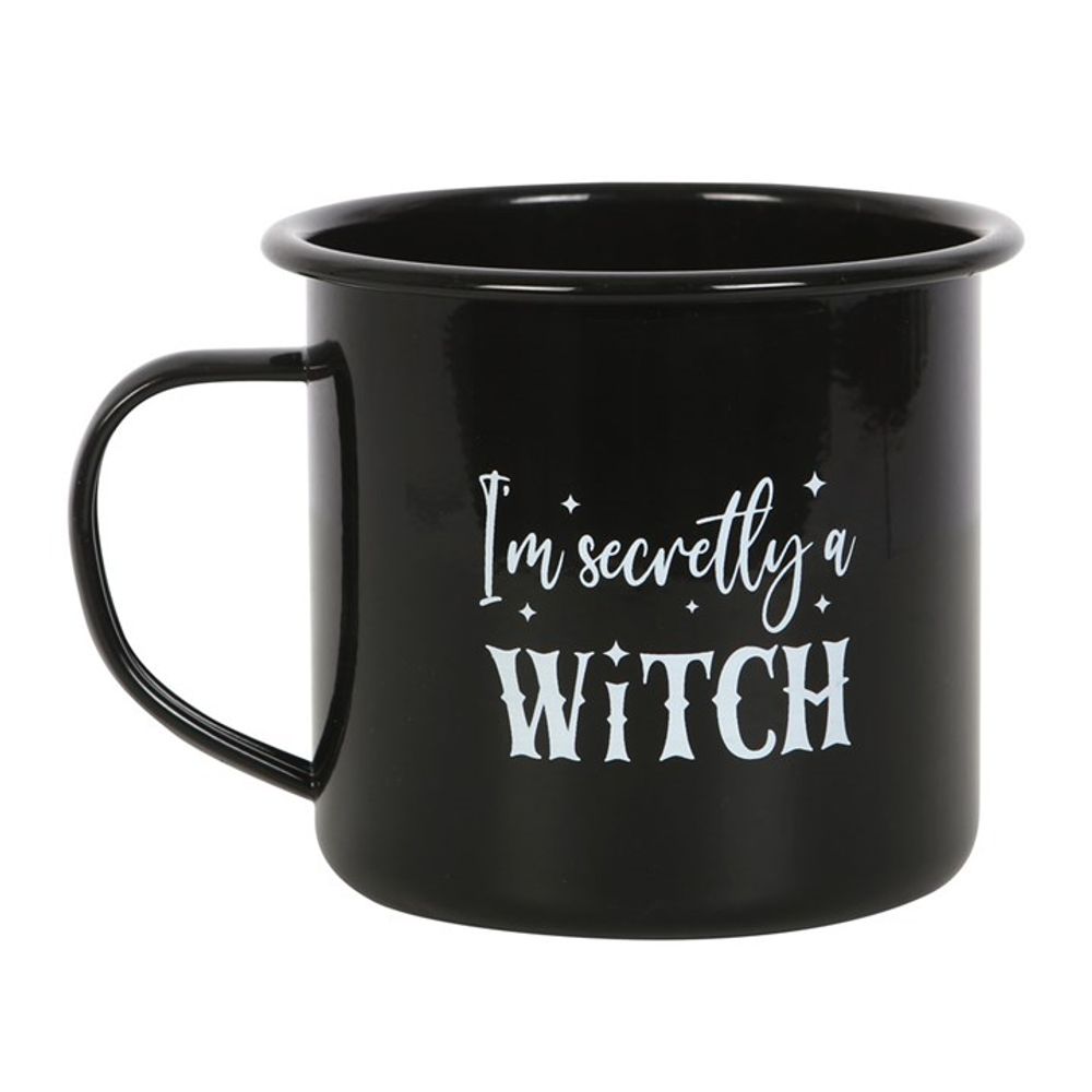 I’m Secretly A Witch Enamel Mug: 1 - Mugs By Gift Moments
