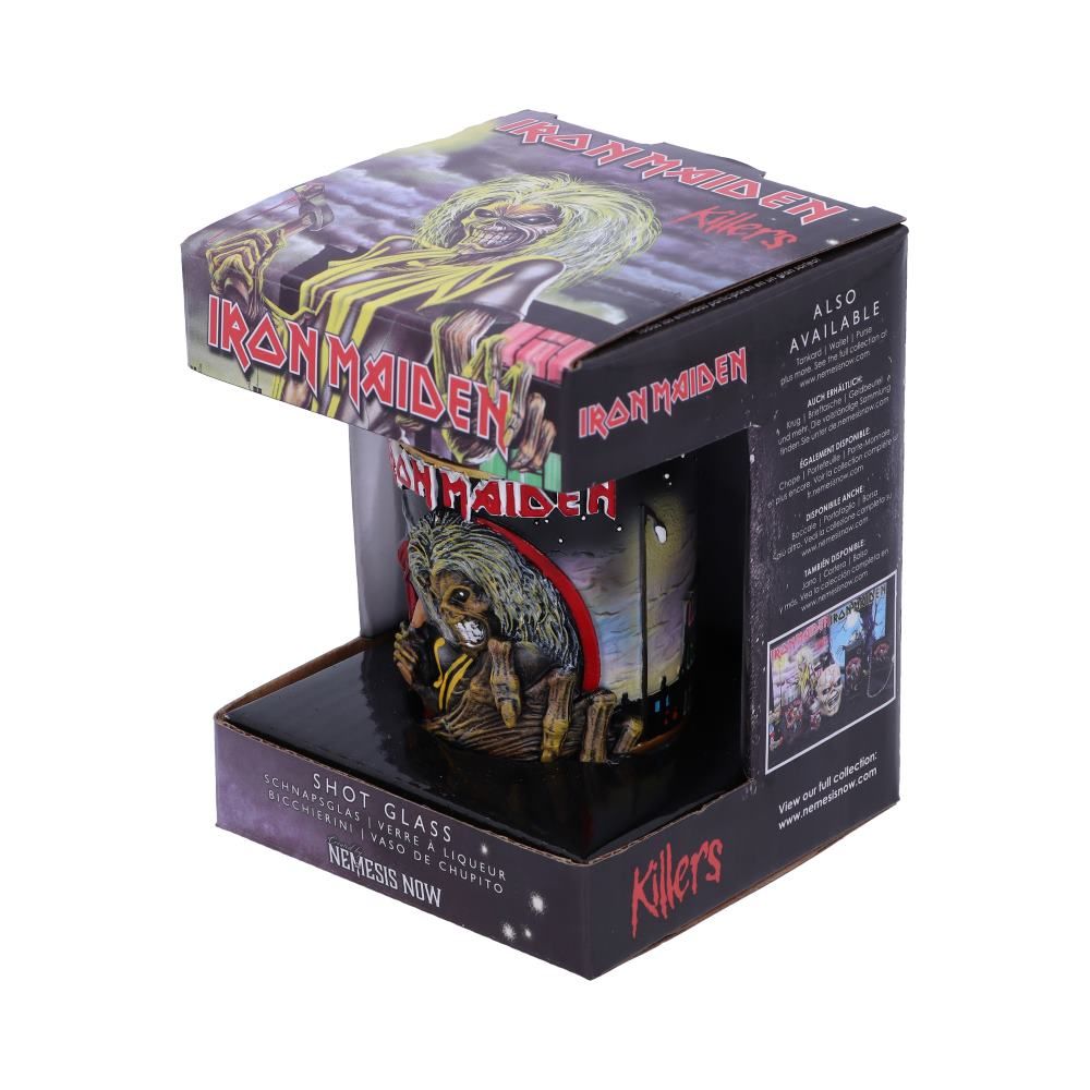 Iron Maiden The Killers Eddie Album Shot Glass - Shop Shot Glasses At Gift Moments - 8