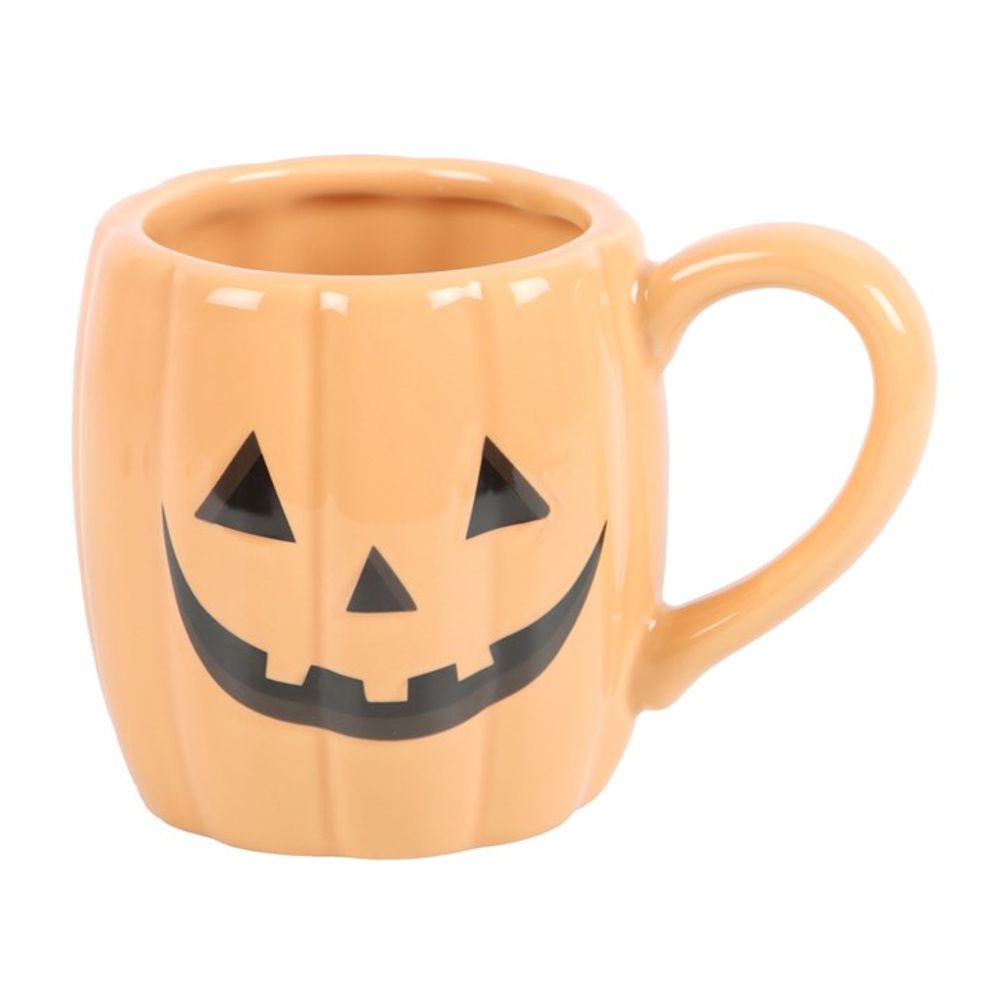 Jack-o’-Lantern Pumpkin Shaped Mug: 2 - Mugs By Gift Moments