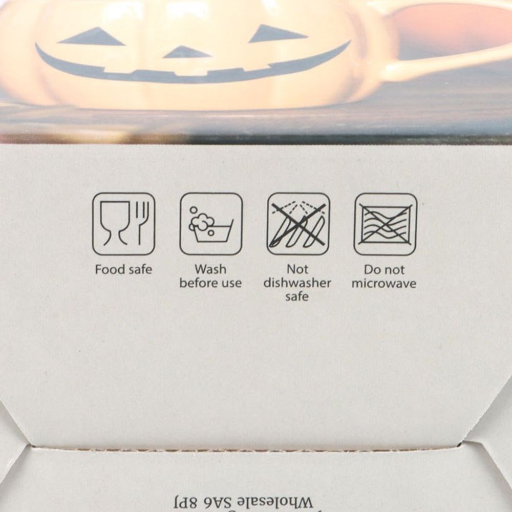 Jack-o’-Lantern Pumpkin Shaped Mug: 6 - Mugs By Gift Moments