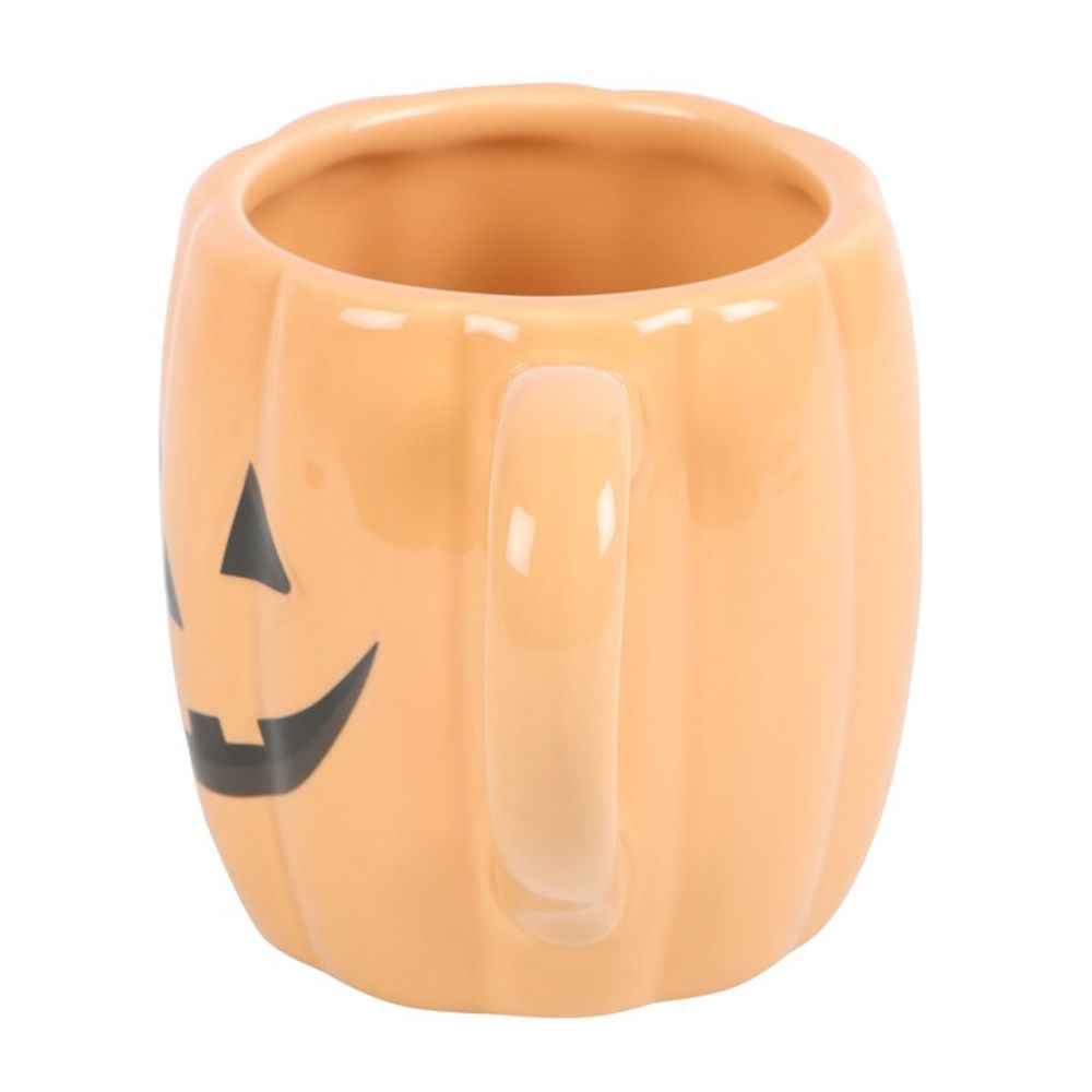 Jack-o’-Lantern Pumpkin Shaped Mug: 3 - Mugs By Gift Moments