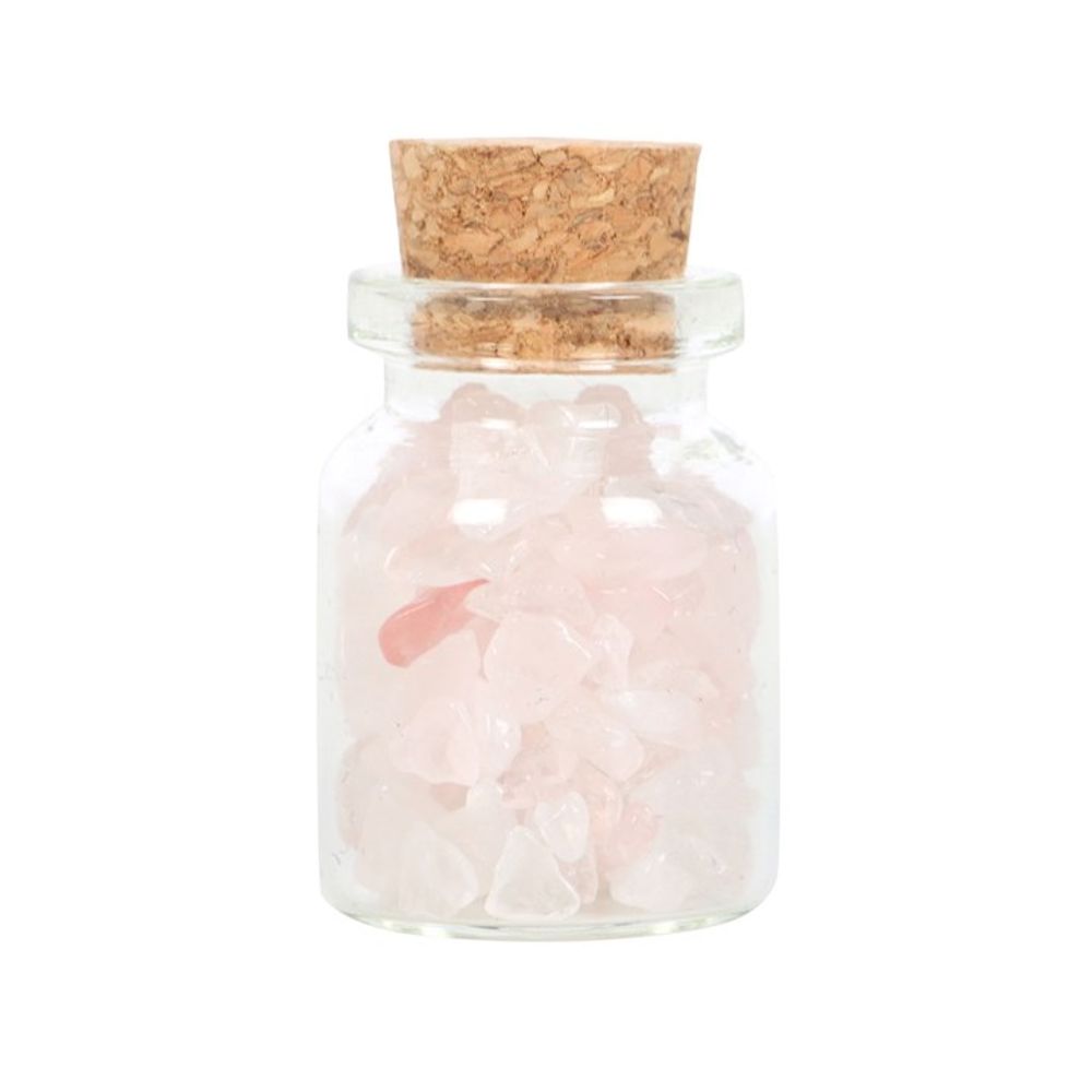Jar of Love Rose Quartz Crystal in a Matchbox: 4 - By Gift Moments