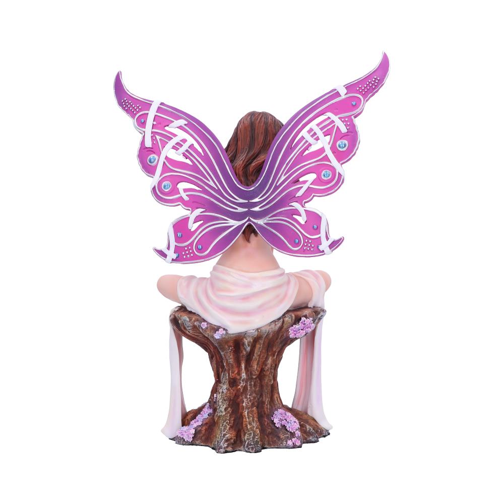 Jewelled Fairy Amethyst in pink figurine (Large): 4 - Figures & Collectables By NN Designs