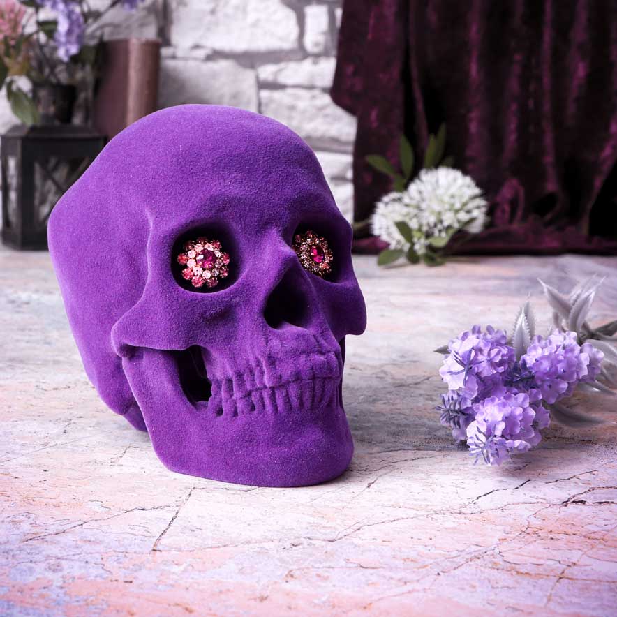 Jewelled Gaze Purple Skull 18.7cm: 1 - Figures & Collectables By Gift Moments