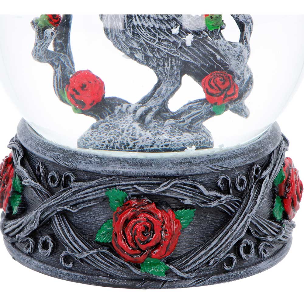 Twilight Bloom Gothic Snow Globe