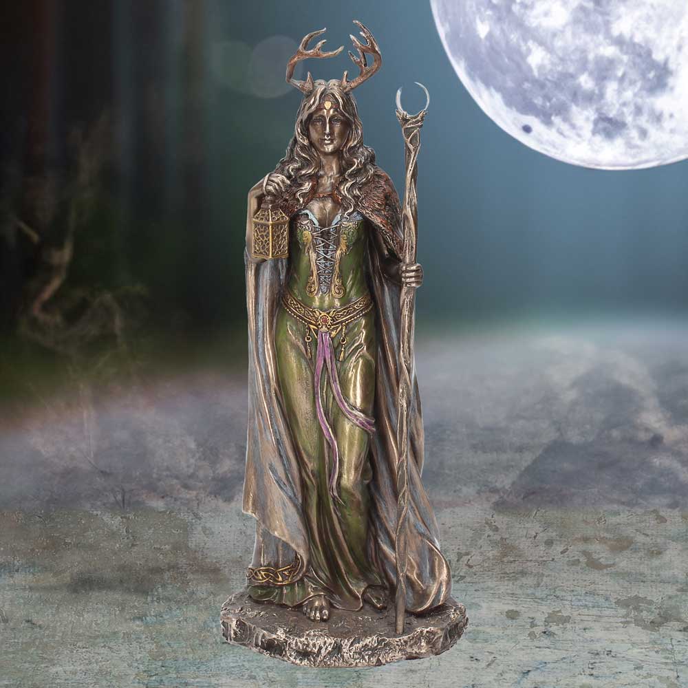 Keeper of the Forest Figurine Bronze Elen of the Ways Ornament - Shop Figurines Medium (15-29cm) At Gift Moments - 1