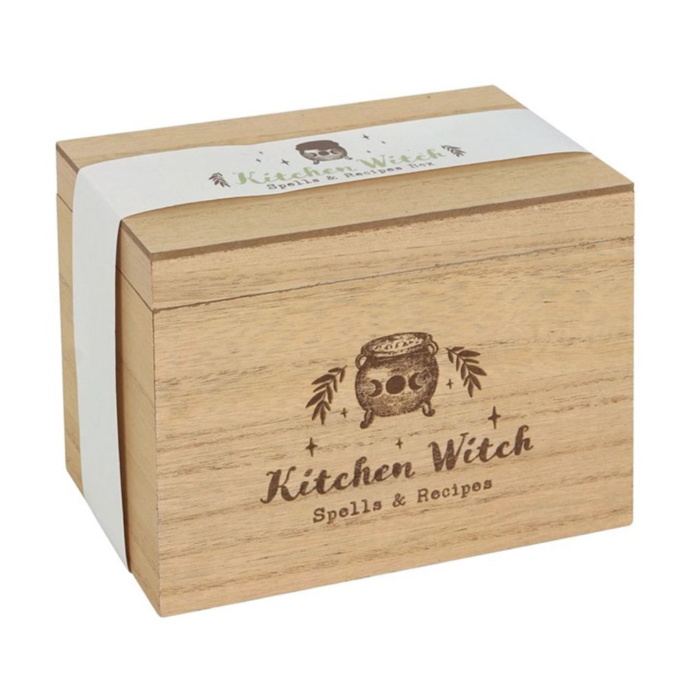 Kitchen Witch Wooden Recipe Box: 5 - By Gift Moments