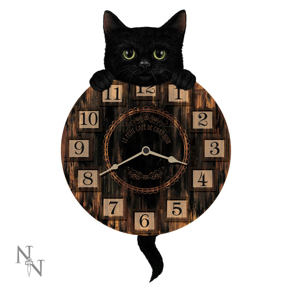 Kitten Tickin’ Cat Pendulum Clock: 2 - Clocks By Gift Moments