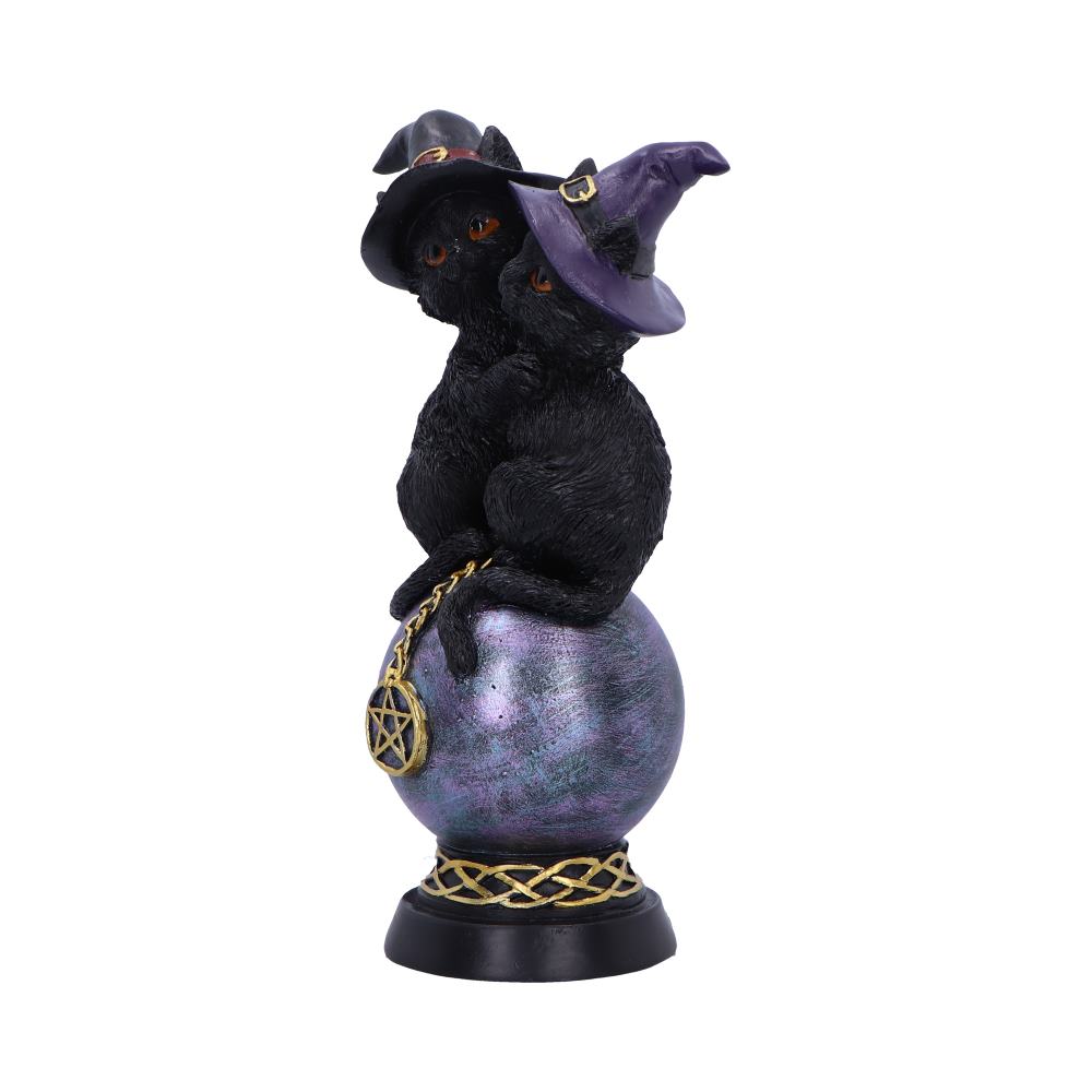 Kittens Orbuculum Witches Cat Ornament: 3 - Figurines Small (Under 15cm) By NN Designs