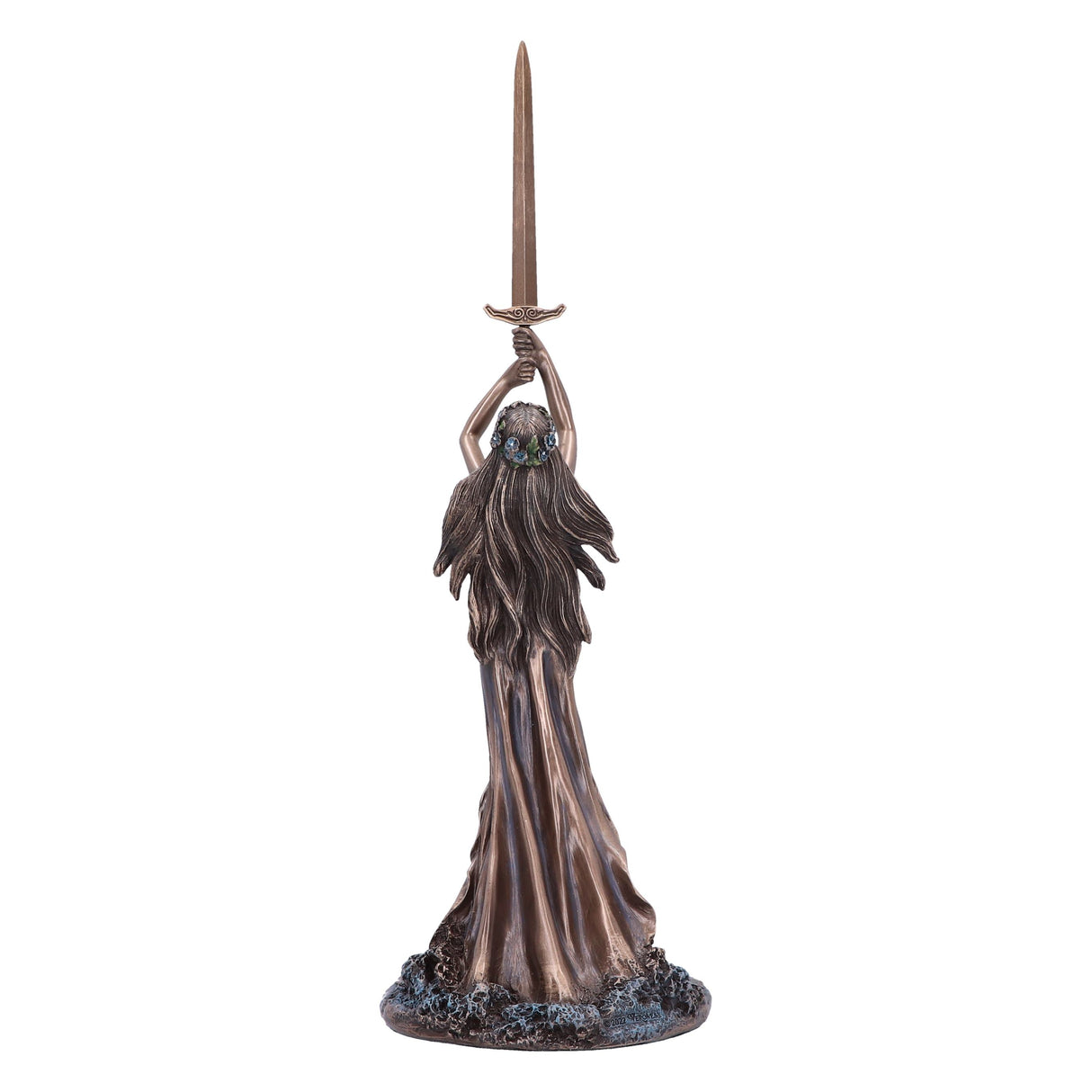 Lady of the Lake and Excalibur Bronze Figurine: 4 - Figures & Collectables By Gift Moments