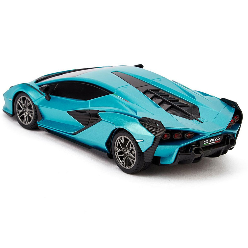 Lamborghini Sian Radio Controlled Car 1:24 Scale Blue - Shop Toys At Gift Moments - 3