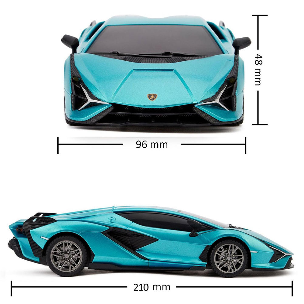 Lamborghini Sian Radio Controlled Car 1:24 Scale Blue - Shop Toys At Gift Moments - 5