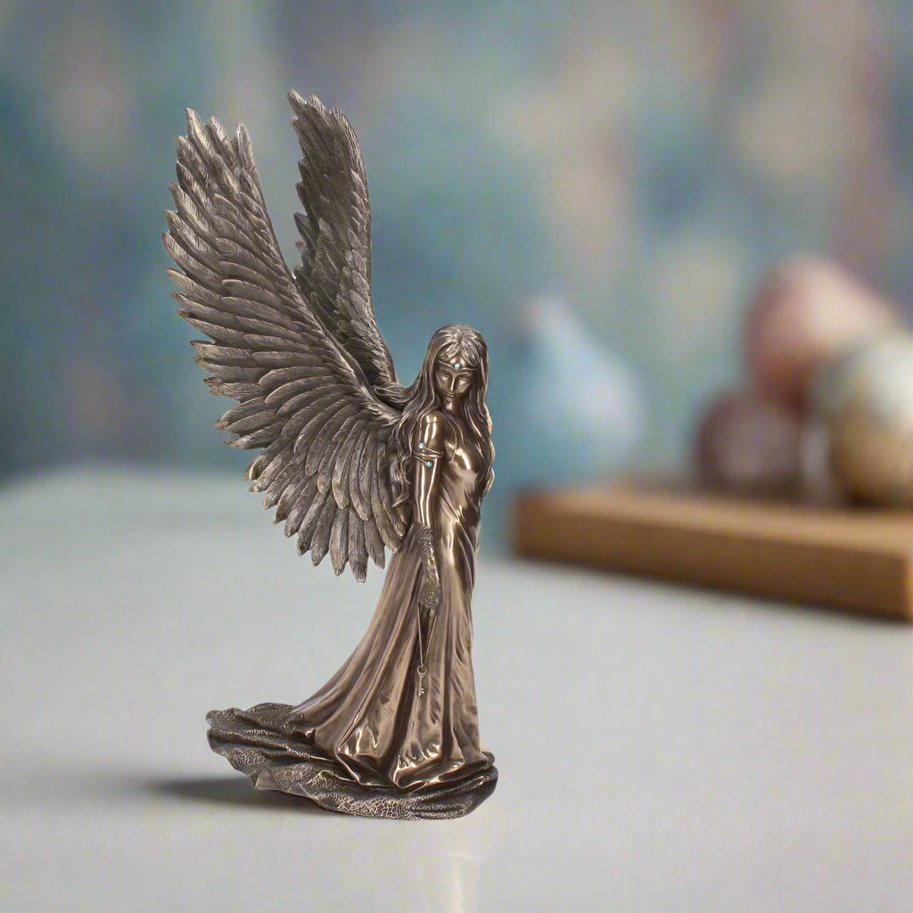 Large Anne Stokes Spirit Guide Bronze Ornament 43cm: 1 - Figures & Collectables By Anne Stokes