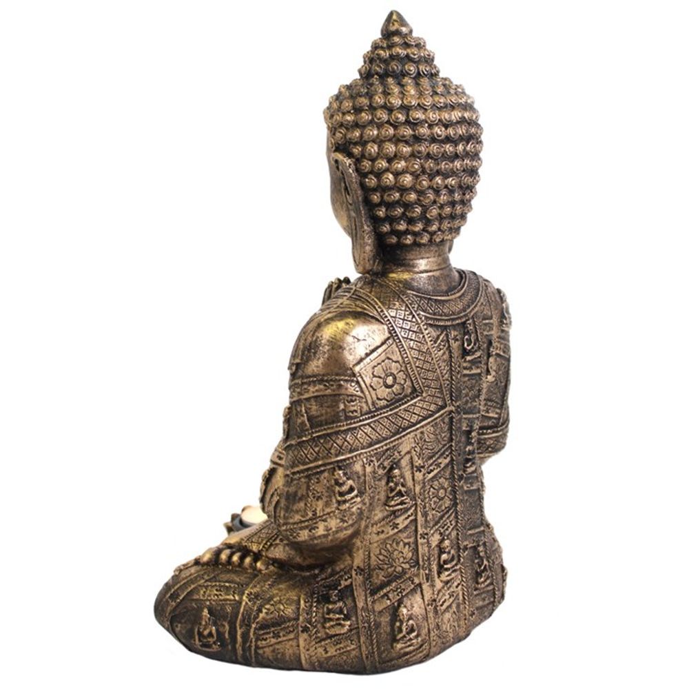Large Buddha Tealight Holder: 2 - Candle Holders By Gift Moments