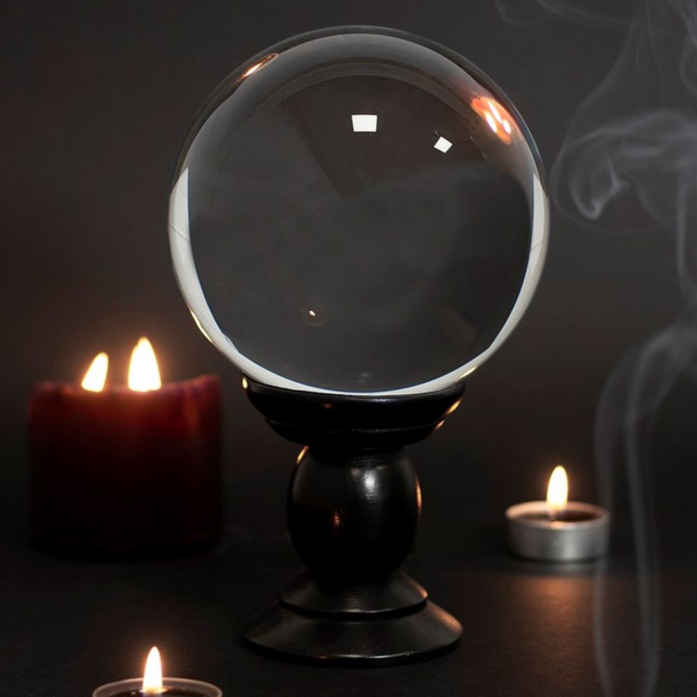 Large Clear Crystal Ball on Stand: 1 - By Gift Moments