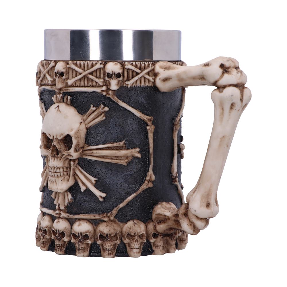 Large Tankard of Skulls Bone Skull Mug - Shop Tankards At Gift Moments - 3