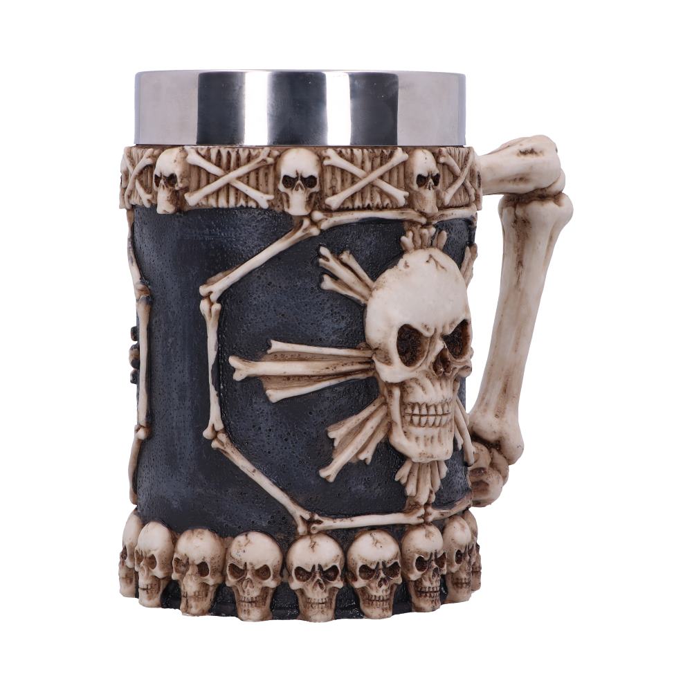 Large Tankard of Skulls Bone Skull Mug - Shop Tankards At Gift Moments - 5