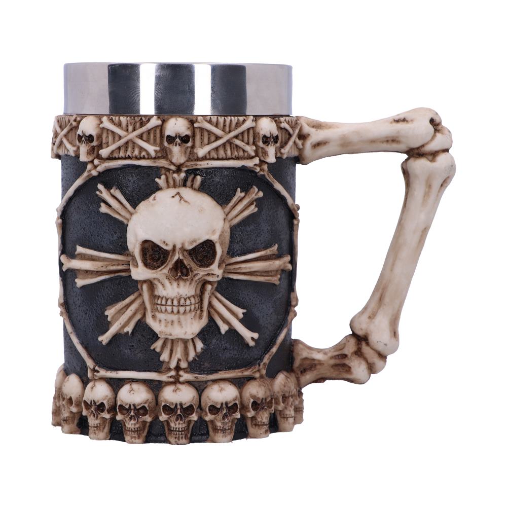 Large Tankard of Skulls Bone Skull Mug - Shop Tankards At Gift Moments - 2