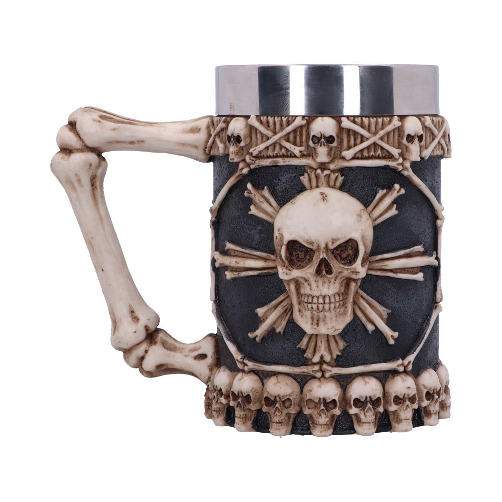 Large Tankard of Skulls Bone Skull Mug - Shop Tankards At Gift Moments - 4