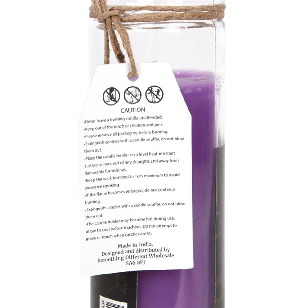 Lavender ’Prosperity’ Spell Tube Candle: 2 - Candles By Gift Moments
