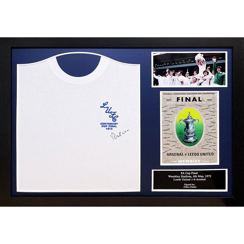 Leeds United FC 1972 Clarke Signed Shirt (Framed): 1 - Signed Memorabilia By Leeds United