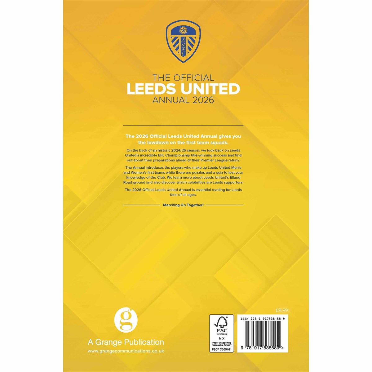 Leeds United FC Annual 2026: 3 - Books By Leeds United