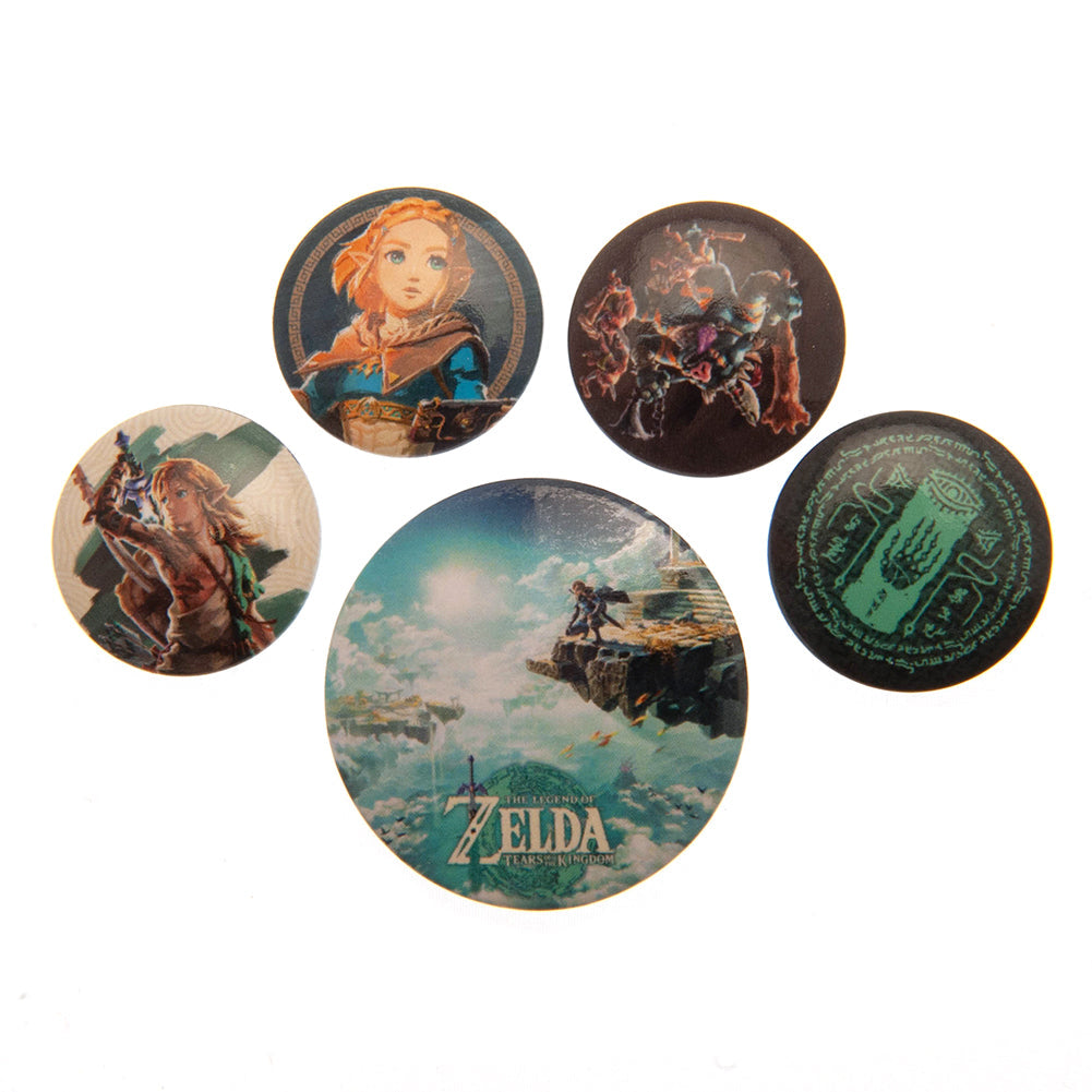 The Legend Of Zelda Button Badge Set - Shop Badges At Gift Moments - 1