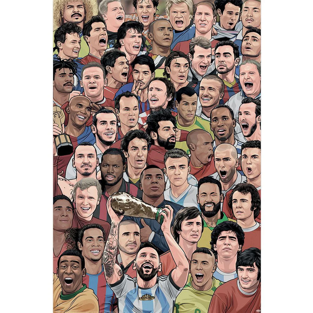 Legends Football’s Greatest Poster 287: 1 - Posters By Gift Moments